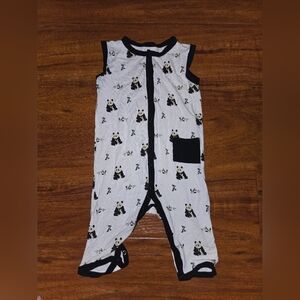 Panda Print Baby Onesie